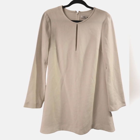 Elizabeth and James Dresses & Skirts - Elizabeth and James Winter White Tea Shower HOLIDAY Party Slit Dress- 6